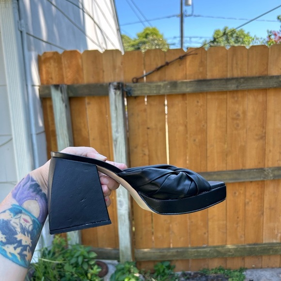 Circus NY by Sam Edelman chunk platforms size 8 black Marianna - Picture 8 of 8